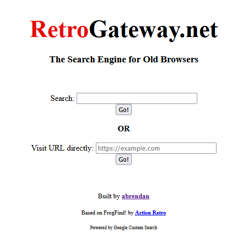 RetroGateway.net